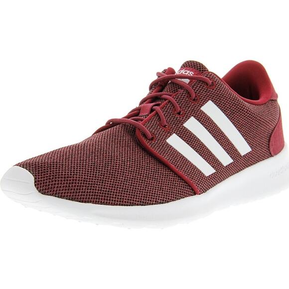 Adidas Cloudfoam QT Racer Running Women's Shoes - Maroon/White - Picture 1 of 16